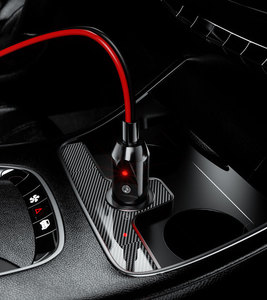 Cavo adattatore per auto da 12 Volt cavo accendisigari 16AWG con indicatore luminoso a LED 12 V-24V accessori automobilistici protezione da sovraccarico - Product Image 5