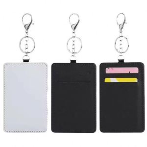Promotion Sublimation <b>ID</b> Card <b>Holder</b> for Name Badge Work Card Office Business Gifts Sublimation Blank Pu Leather <b>Id</b> Badge <b>Holder</b> - Product Image 6