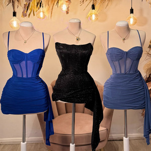 Vestido Mini Bodycon de Maternidad con Cuello Halter y Tie-Dye, Estilo Personalizado, Tendencia Verano 2025, para Mujer, con Volantes Fruncidos, Ideal para Fiestas y Cócteles Nocturnos - Product Image 5