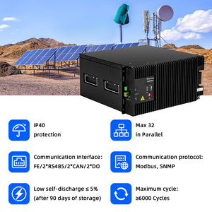 Tianpower Derin Döngülü Akıllı Lityum Pil 48v 200ah 10kw Lityum Raf Pili Lifepo4 Telekom Baz İstasyonu için Pil - Product Image 2