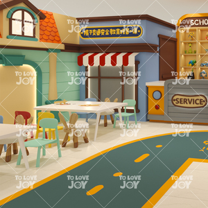 Parque infantil personalizado Juegos de rol Juegos interactivos Equipo de patio interior - Product Image 6