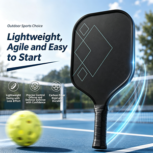 Pala de Pickleball con Forma Estándar, Sin Bordes, 40 Orificios, Agarre Antideslizante, Núcleo de Madera de Álamo Ligero de 16 mm, Plegable, Portátil, para Niños - Product Image 5