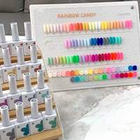 ZRKGEL Kit de vernis gel néon 35 couleurs en gros, collection d'été pour le nail art, pour les distributeurs de produits de beauté, avec gel UV sans TPO ni HEMA
