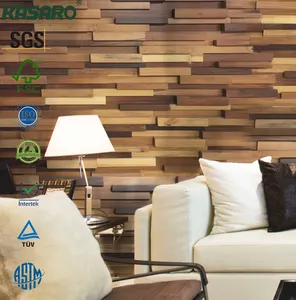 Especiais Novos Designs de madeira Revestimento Da Parede Azulejo Decorativo 3D Sala de estar