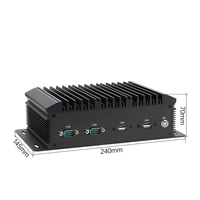 Mini PC industrial Core I5 1135G7 6 * USB Dual LAN 2 * COM RS232 DDR4 M.2 Almacenamiento Win10/11 Linux Micro ordenador sin ventilador