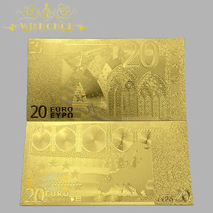 Billetes de Banco de Oro de 5 Euros - 1 Millón de Euros en Billetes de Oro de 24K Chapados en Oro para Colección - Product Image 5