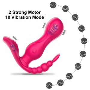 Mädchen Power Wearable Female Fernbedienung Vaginal Vibrator <span class=keywords><strong>Hot</strong></span> Sale Unsichtbare Massage Sexspielzeug für erwachsene Frauen - Product Image 2