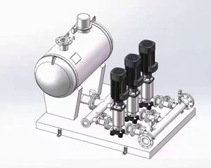 ปั๊มหอยโข่งแบบหลายระดับแนวตั้ง CDL ปั๊มสเตนเลสสตีล CDL มอเตอร์ทองแดงทั้งตัว ปั๊มเพิ่มแรงดันหม้อไอน้ำแบบปรับความถี่ได้ 380v - Product Image 1