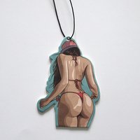 Carte parfumée suspendue de longue durée personnalisée Diffuseur de désodorisants pour armoire et voiture en papier durable et en papier de coton