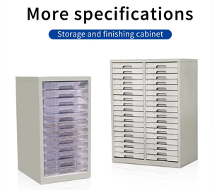 נירוסטה משרד אחסון ארון מגירות פלסטיק מילוי קבצים ארון מגירות יחידת b4 מארגן - Product Image 5