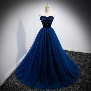 blue satin wrap dress Sherri Hill 55815 – Twirl Prom