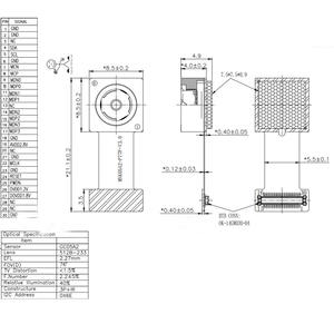 Module de caméra MiPi CSI 5MP Capteur COMS GC05A2 2.27MM FOV76 °   Objectif pour mini caméra de drone personnalisable - Product Image 4