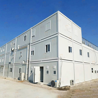 Maisons conteneurs préfabriquées faciles à assembler, cabines modernes, conteneurs de stockage préfabriqués de 20 pieds