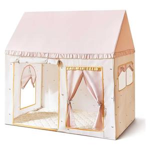 Tienda de campaña plegable Princess Castle para niñas, <span class=keywords><strong>tela</strong></span> de poliéster para uso interior/exterior, juguete suave para niños - Product Image 2