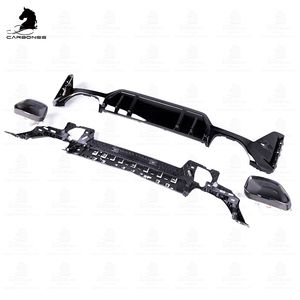 ABS brillo negro M Tech parachoques M340I tipo difusor trasero con puntas de tubo trasero para BMW 3 series G20 M340I LCI <span class=keywords><strong>2023</strong></span> + - Product Image 5