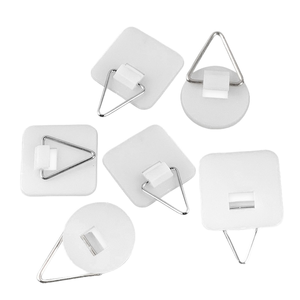 ABS Plastic Plate Hanger with PVC <strong>Picture</strong> Hanging <strong>Hooks</strong> for Living Room Space - Product Image 1