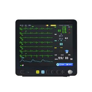 Monitor jantung ambulans Rumah Sakit layar sentuh Monitor pasien Multiparameter untuk penggunaan manusia - Product Image 1