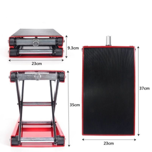 <span class=keywords><strong>Elevador</strong></span> de tijera central para motocicleta de cubierta ancha, soporte de reparación de gato, soporte de manivela para bicicletas - Product Image 6