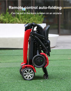 สกู๊ตเตอร์ไฟฟ้าพับได้อัตโนมัติ 4 ล้อ ระยะทาง 30 กม. พกพาสะดวกสำหรับการเดินทาง - Product Image 4