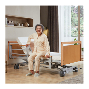 Cama <span class=keywords><strong>de</strong></span> Cuidado en el Hogar, Eléctrica y Ajustable, Cama <span class=keywords><strong>de</strong></span> Cuidado para Hogares <span class=keywords><strong>de</strong></span> Ancianos, Paquete Pequeño, Madera <span class=keywords><strong>de</strong></span> Haya, Cama Ajustable para Personas Mayores - Product Image 1