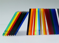 Feuille d'étoffe/extrusion, transparente, 1-300mm, 1.22x2.44/1.22x1.83mm, en acrylique/pmma/tpe, prix d'usine