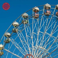 Rueda de la Fortuna con Cabina Climatizada para Parque de Atracciones, Atracciones Navideñas, Rueda de la Fortuna para Feria en Venta