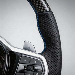 Volante Deportivo Original de Fibra de Carbono Real de 3 Brazos y 30 mm de Diámetro para G20/G30/G32/G42/G80/G82/G02 X1/X3/X5 M-Sport, Modificación - Product Image 5