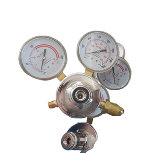 일반 산소 조절기 감속기 미그 유량계 압력 가스 고체 황동 용접 적합 빅터 가스 토치 절단 - Product Image 1