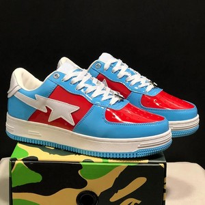 Sneakers de rue unisexes avec logo personnalisé, patch étoile, motif tête de requin, chaussures de skate, vente en gros avec transport maritime - Product Image 4