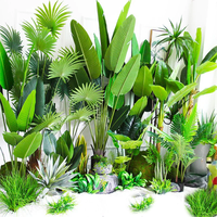 Interior hogar Ornamental pequeño grande falso en maceta Majestad árboles Artificial Majestad Areca palmera plantas para la venta