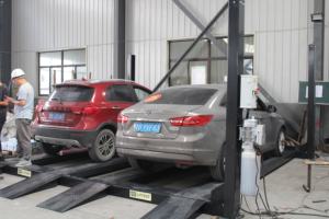 PFP40ยกรถแบบ4เสาระบบไฮดรอลิกกว้างสองชั้นระบบยกเชือกลวดอุปกรณ์จอดรถรุ่นใหม่2000 - Product Image 6