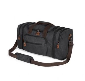 Free Sample Travel Canvas Duffel <b>Bag</b> for <b>Men</b> & Women 47L <b>Overnight</b> Weekend <b>Bag</b> - Product Image 2