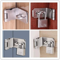 Loquet de porte domestique anti-effraction en acier inoxydable moderne et pratique, avec vis de verrouillage à angle droit de 90 degrés pour abri de jardin