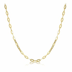 Cadena de Oro Amarillo Sólido de <span class=keywords><strong>18</strong></span> Quilates AU750, Diseño de Clip, para Bodas y Regalos, Joyería para Hombre o Mujer - Product Image 1