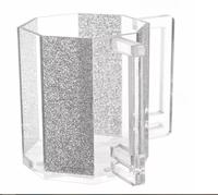 Tasse de lavage en acrylique Lucite pour cérémonie musulmane, tasse de lavage en marbre sur mesure en usine
