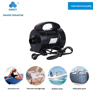 Bomba de Aire de Plástico Ecológica de Alta Presión <span class=keywords><strong>SANCY</strong></span> de 1300 W para Tiendas de Campaña Inflables, Kayaks, Botes de Goma, Tapetes de Yoga - Capacidad de 0.45 m - Product Image 4