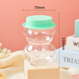210Ml Trẻ Em Bán Buôn Của Kẹo <span class=keywords><strong>Cookie</strong></span> Bao Bì Chai Gấu Cao Trong Suốt Cấp Thực Phẩm Nhựa <span class=keywords><strong>Jar</strong></span> Nhựa Sô Cô La <span class=keywords><strong>Jar</strong></span> - Product Image 4
