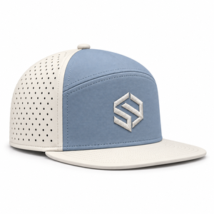 Gorra Deportiva de Alta Calidad 100% Poliéster con Protección Solar, Impermeable, con Orificios Cortados a Láser, Transpirable, con Logotipo Bordado y Cierre a Presión - Product Image 3