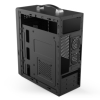 Gabinete de PC Micro ATX de Torre Media Portátil con Asa, Panel Frontal de Malla, Alto Flujo de Aire, Chasis de Escritorio, Gabinete para Computadora de Juegos al por Mayor