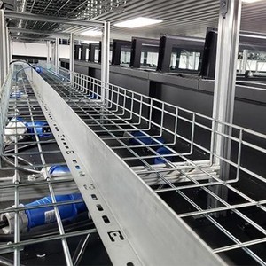 Bandeja de Cables de Malla de Alambre Galvanizado por Inmersión en Caliente Personalizable, Tipo de Acero Galvanizado, Rentable para Protección de Cableado en Talleres de Fábrica - Product Image 5