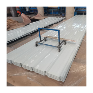 Tôle de toiture galvanisée enduite de couleur PPGI Ral 12 vagues Afrique du Sud PPGL Tuiles de toit en tôle d'acier ondulée revêtue de <span class=keywords><strong>zinc</strong></span> - Product Image 6