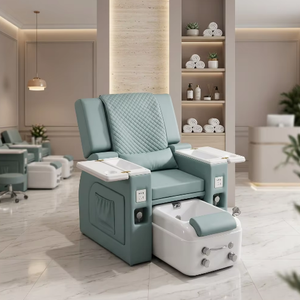 Nuevo Sillón de Pedicura Eléctrico Rosa para Salón de Belleza con Masaje, Spa para Pies e Iluminación LED - Product Image 2