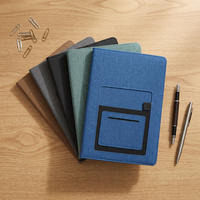 Carnet à couverture rigide tendance 2026-2027, journal en cuir personnalisé pour fournitures scolaires