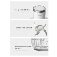 2025 Nouveau design Robot culinaire Hachoir à viande électrique Mini taille Capacité 2.2 L Hachoir alimentaire.