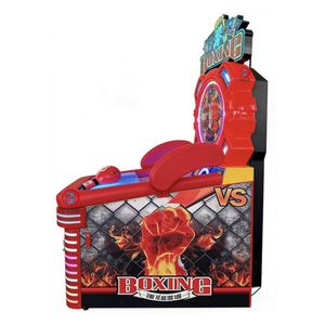 Machine de jeu d'arcade Thunder Boxing Champion à monnayeur, lumières clignotantes, interface en anglais, prise universelle, pour salles de jeux, garantie 1 an - Product Image 3