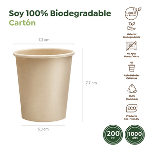 Gobelets en carton jetables 1000 unités (10 paquets de 100 unités) - Boissons chaudes et froides - Gobelets à café à emporter - Product Image 6