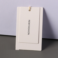 Etiquetas Colgantes Personalizadas con Degradado de Acuarela, Etiquetas de Papel Impresas con Logotipo de Marca de Lujo para Ropa, Accesorios de Moda