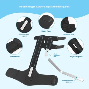 Ayarlanabilir tetik parmak iki parmak tam el bilek Brace destek tamam bez kompozit Sbr doğrultma <span class=keywords><strong>Immobilizer</strong></span> - Product Image 2