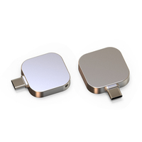 Clé USB en métal 3.0 128 Go 64 Go avec logo personnalisé, USB 2.0 Type C 16 Go 32 Go 4 Go, clé USB promotionnelle 8 Go avec lumière LED