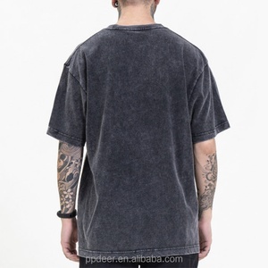เสื้อยืดโอเวอร์ไซส์วินเทจแบบใหม่ สกรีนโลโก้ตามสั่ง - Product Image 5